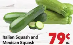 Vallarta Supermarkets Italian Squash and Mexican Squash offer