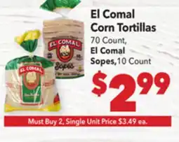 Vallarta Supermarkets El Comal Corn Tortillas offer