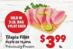 Vallarta Supermarkets Tilapia Fillet / FILETE DE TILAPIA offer