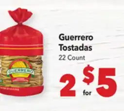 Vallarta Supermarkets Guerrero Tostadas offer