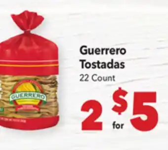 Vallarta Supermarkets Guerrero Tostadas offer