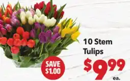 Vallarta Supermarkets 10 Stem Tulips offer