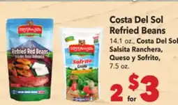 Vallarta Supermarkets Costa Del Sol Refried Beans offer
