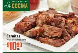 Vallarta Supermarkets Carnitas offer