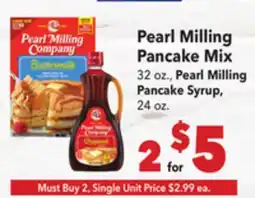 Vallarta Supermarkets Pearl Milling Pancake Mix offer