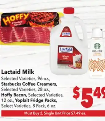 Vallarta Supermarkets Lactaid Milk offer
