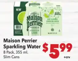 Vallarta Supermarkets Maison Perrier Sparkling Water offer