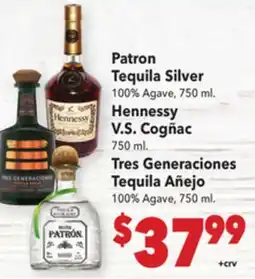 Vallarta Supermarkets Patron Tequila Silver offer