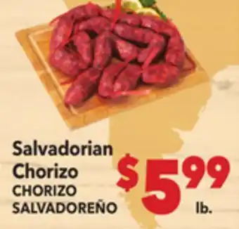 Vallarta Supermarkets Salvadorian Chorizo / CHORIZO SALVADOREÑO offer