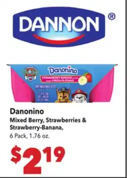 Vallarta Supermarkets Danonino Mixed Berry, Strawberries & Strawberry - Banana offer