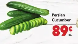 Vallarta Supermarkets Persian Cucumber offer