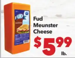 Vallarta Supermarkets Fud Meunster Cheese offer
