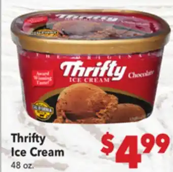 Vallarta Supermarkets Thrifty Ice Cream offer