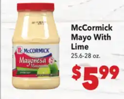 Vallarta Supermarkets McCormick Mayo With Lime offer
