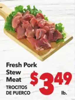 Vallarta Supermarkets Fresh Pork Stew Meat / TROCITOS DE PUERCO offer