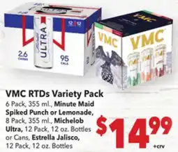 Vallarta Supermarkets VMC RTDs Variety Pack offer