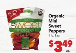 Vallarta Supermarkets Organic Mini Sweet Peppers offer