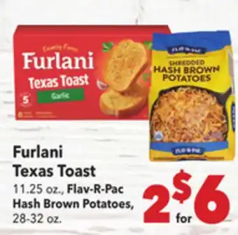Vallarta Supermarkets Furlani Texas Toast offer