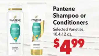 Vallarta Supermarkets Pantene Shampoo or Conditioners offer
