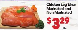 Vallarta Supermarkets Chicken Leg Meat Marinated and Non Marinated offer