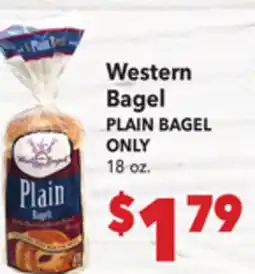 Vallarta Supermarkets Western Bagel offer