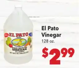 Vallarta Supermarkets El Pato Vinegar offer