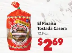Vallarta Supermarkets El Paraiso Tostada Casera offer