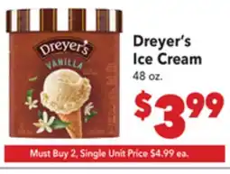 Vallarta Supermarkets Dreyer's Ice Cream offer