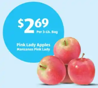 Aldi Pink Lady Apples offer