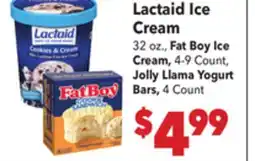 Vallarta Supermarkets Lactaid Ice Cream offer
