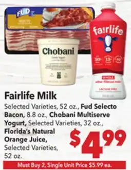 Vallarta Supermarkets Fairlife Milk offer