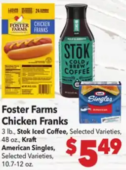 Vallarta Supermarkets Foster Farms Chicken Franks offer