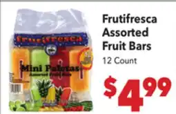 Vallarta Supermarkets Frutifresca Assorted Fruit Bars offer