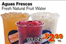 El Super Fresh Frescas Fresh Natural Fruit offer