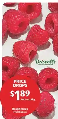 Aldi Driscoll's Raspberries offer