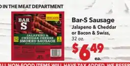 Vallarta Supermarkets Bar-S Sausage offer
