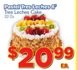 El Super Fresh Pastel Tres Leches 8 Tres Leches Cake offer