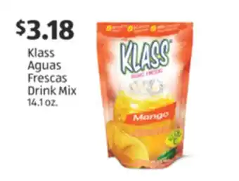Aldi Klass Aguas Frescas Drink Mix offer