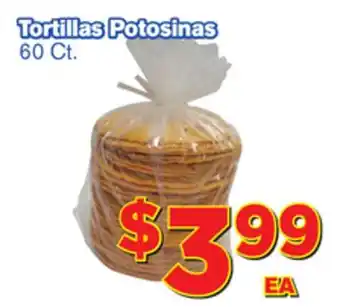 El Super Fresh Tortillas Potosinas offer