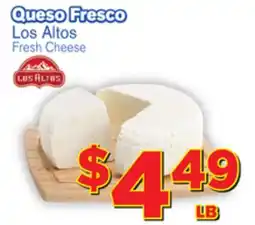 El Super Fresh Los Altos Fresh Cheese offer