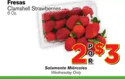 El Super Fresh Clamshell Strawberries offer