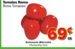 El Super Fresh Roma Tomatoes offer