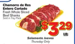 El Super Fresh Fresh Whole Sliced Beef Shanks offer