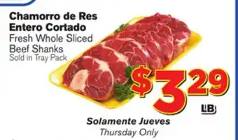El Super Fresh Fresh Whole Sliced Beef Shanks offer
