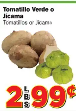 El Super Fresh Tomatillos or Jicam offer