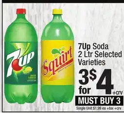 Super King Markets 7Up Soda offer