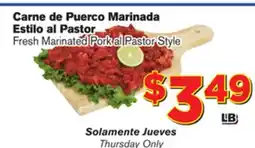 El Super Fresh Fresh Marinated Pork al Pastor Style offer