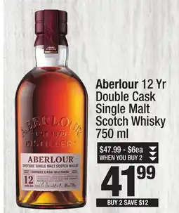 Super King Markets Aberlour 12 Yr Double Cask Single Malt Scotch Whisky offer