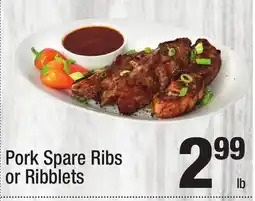 Super King Markets Pork Spare Ribs or Ribblets offer