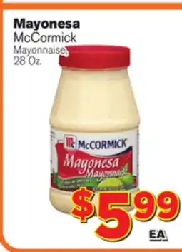 El Super Fresh McCormick Mayonnaise offer